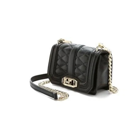 🖤Like New Rebecca Minkoff Black Quilted Crossbody with Chain Strap - Picture 11 of 12